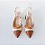 SCARPIN SALTO BAIXO BLOCO COURO MARROM NUDE CLARO CARAMELO OFF CONFORTAVEL - Imagem 3