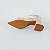 SCARPIN SALTO BAIXO BLOCO COURO NUDE CLARO CONFORTAVEL - Imagem 6