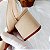 SCARPIN SALTO BAIXO BLOCO COURO NUDE CLARO CONFORTAVEL - Imagem 4