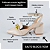 SCARPIN SALTO BAIXO BLOCO COURO NUDE CLARO CONFORTAVEL - Imagem 2