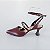 SCARPIN SALTO BAIXO TACA COURO MARSALA CONFORTAVEL - Imagem 1