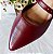 SCARPIN SALTO BAIXO TACA COURO MARSALA CONFORTAVEL - Imagem 8