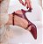 SCARPIN SALTO BAIXO TACA COURO MARSALA CONFORTAVEL - Imagem 4