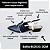 SCARPIN SALTO BAIXO BLOCO COURO PRETO BRANCO CONFORTAVEL - Imagem 2