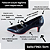 SCARPIN SALTO BAIXO FINO COURO PRETO VERMELHO CONFORTAVEL - Imagem 2