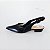 SCARPIN SALTO BAIXO BLOCO COURO PRETO CONFORTAVEL - Imagem 1
