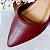 SCARPIN SALTO BAIXO BLOCO COURO MARSALA CONFORTAVEL - Imagem 4