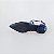SCARPIN SALTO BAIXO BLOCO COURO AZUL MARINHO CONFORTAVEL - Imagem 7