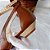 SCARPIN SALTO BAIXO BLOCO COURO MARROM NUDE CLARO CONFORTAVEL - Imagem 4