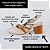 SCARPIN SALTO BLOCO COURO NUDE CLARO CARAMELO CONFORTAVEL - Imagem 2