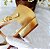 SCARPIN SALTO BAIXO BLOCO COURO BRANCO DOURADO CONFORTAVEL - Imagem 4