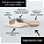 MULE SALTO BAIXO BLOCO COURO OFF WHITE PRATA VELHA CONFORTAVEL - Imagem 2