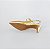 SCARPIN SALTO BAIXO FINO COURO DOURADO CONFORTAVEL - Imagem 6