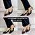 SCARPIN SALTO BAIXO FINO COURO DOURADO CONFORTAVEL - Imagem 7