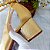 SCARPIN SALTO BAIXO BLOCO COURO DOURADO CONFORTAVEL - Imagem 4