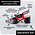 SCARPIN SALTO BLOCO COURO ZEBRA PRETO VERMELHO CONFORTAVEL - Imagem 2