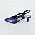 SCARPIN SALTO FINO COURO AZUL MARINHO CONFORTAVEL - Imagem 1