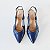 SCARPIN SALTO FINO COURO AZUL MARINHO CONFORTAVEL - Imagem 3