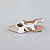 SCARPIN SALTO BLOCO COURO NUDE CLARO BRANCO CONFORTAVEL - Imagem 1