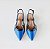 SCARPIN SALTO BAIXO FINO COURO AZUL BIC PRETO CONFORTAVEL - Imagem 3