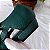 SCARPIN SALTO BAIXO BLOCO COURO VERDE MILITAR CONFORTAVEL - Imagem 5