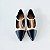 SCARPIN SALTO BLOCO COURO NUDE CLARO CONFORTAVEL - Imagem 9