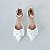 SCARPIN SALTO BLOCO COURO BRANCO CONFORTAVEL - Imagem 4