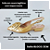 SCARPIN SALTO BLOCO COURO DOURADO CONFORTAVEL - Imagem 2
