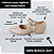 SCARPIN SALTO BLOCO COURO NUDE CLARO CONFORTAVEL - Imagem 2