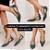 SCARPIN SALTO BLOCO COURO OFF WHITE CONFORTAVEL - Imagem 7