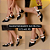SCARPIN SALTO BLOCO COURO OFF WHITE CAFE CONFORTAVEL - Imagem 7