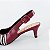 SCARPIN SALTO FINO COURO ZEBRA MARSALA CONFORTAVEL - Imagem 5