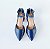 SCARPIN SALTO BLOCO COURO AZUL MARINHO BIC CONFORTAVEL - Imagem 3