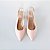 SCARPIN SALTO BLOCO COURO ROSA BEBE CONFORTAVEL - Imagem 3