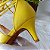 SCARPIN SALTO FINO COURO AMARELO CONFORTAVEL - Imagem 5