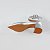 SCARPIN SALTO BLOCO COURO PRATA CONFORTAVEL - Imagem 6
