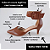 SCARPIN SALTO FINO COURO MARROM CONFORTAVEL - Imagem 2