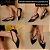 SCARPIN SALTO FINO COURO AMARELO CONFORTAVEL - Imagem 7