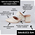 MULE SALTO BLOCO COURO OFF WHITE CONFORTAVEL - Imagem 2