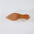 SCARPIN SALTO BLOCO COURO NUDE MEDIO DOURADO CONFORTAVEL - Imagem 6