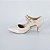 SCARPIN SALTO FINO COURO OFF WHITE CONFORTAVEL - Imagem 1