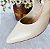 SCARPIN SALTO FINO COURO OFF WHITE CONFORTAVEL - Imagem 3