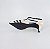 SCARPIN SALTO FINO COURO OFF WHITE PRETO CONFORTAVEL - Imagem 6