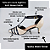 SCARPIN SALTO FINO COURO OFF WHITE PRETO CONFORTAVEL - Imagem 2