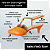 SCARPIN SALTO FINO COURO LARANJA CONFORTAVEL - Imagem 2