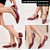 SCARPIN SALTO BLOCO COURO VERMELHO CAMPARI CONFORTAVEL - Imagem 8