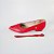 SCARPIN SALTO BLOCO COURO VERMELHO CAMPARI CONFORTAVEL - Imagem 1