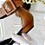 SCARPIN SALTO FINO COURO PRETO MARROM CONFORTAVEL - Imagem 4
