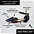 SCARPIN SALTO FINO COURO PRETO VERMELHO CONFORTAVEL - Imagem 2