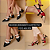 SCARPIN SALTO TACA COURO NUDE CLARO DOURADO CONFORTAVEL - Imagem 7